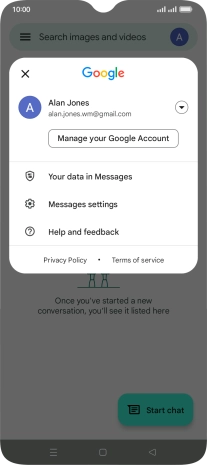 Press Messages settings.