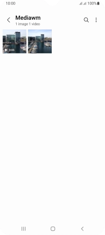 Press and hold the required picture or video clip.