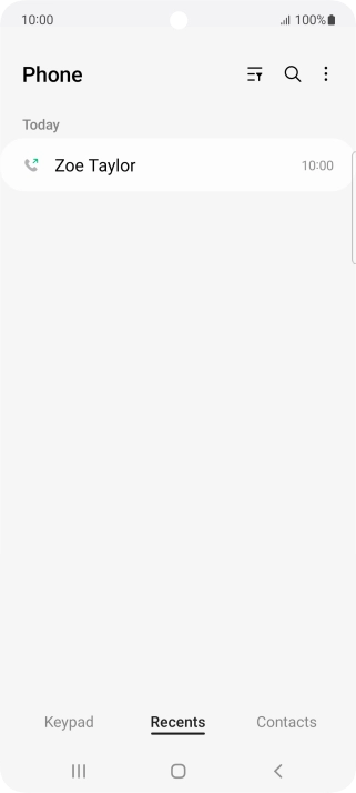 Press the required number.