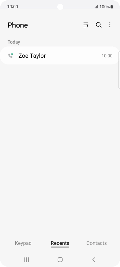 Press the required number.