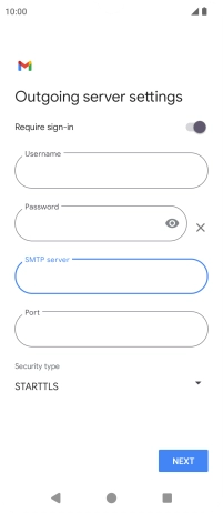 Press the field below 