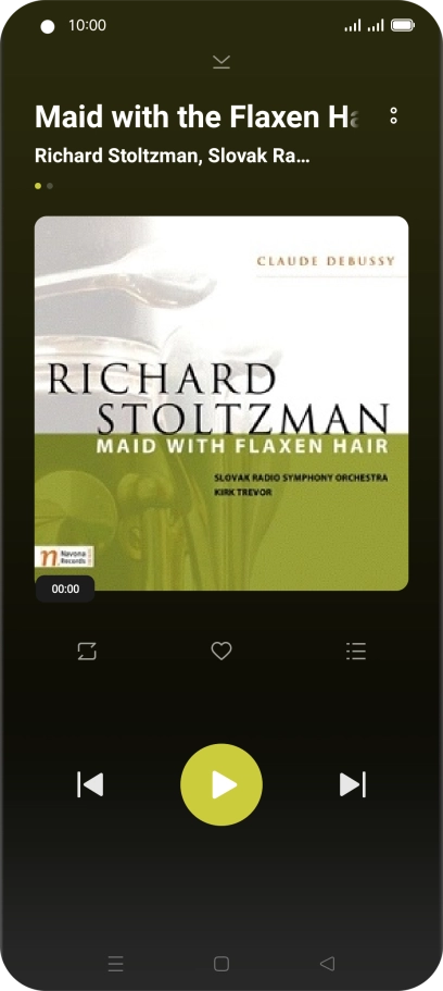 Press arrow right to go to the next audio file.