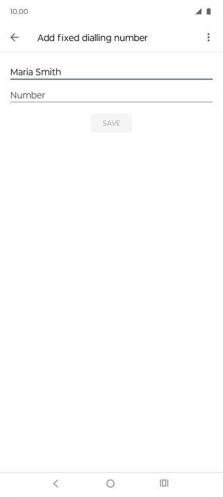 Press Number and key in the required phone number. Press Number and key in the required phone number.