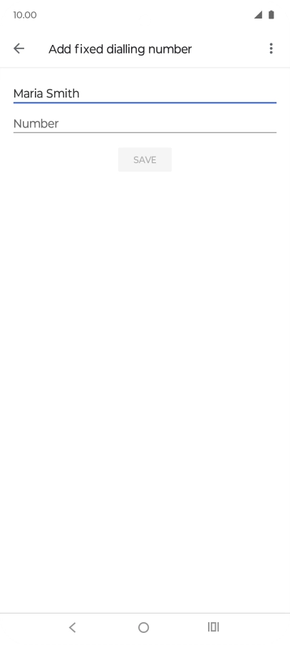 Press Number and key in the required phone number. Press Number and key in the required phone number.