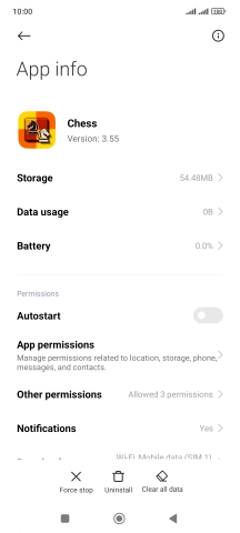 Press the Home key to return to the home screen.