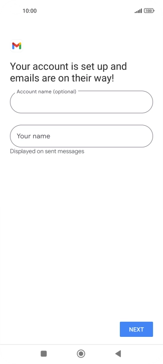 Press the field below 