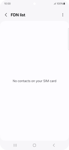 Press the menu icon.