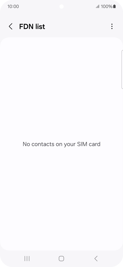 Press the menu icon.