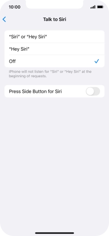 Press the indicator next to Press the indicator next to