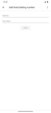 Press Name and key in the required name. Press Name and key in the required name.