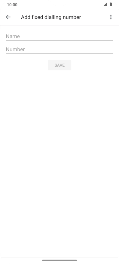 Press Name and key in the required name. Press Name and key in the required name.