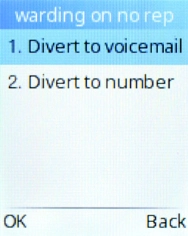 Select Divert to voicemail.