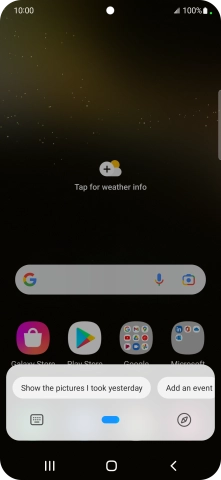 Say, in your own words, what you would like your phone to do, e.g.: CAMERA, CALL [contact], SEARCH THE WEB FOR [information].