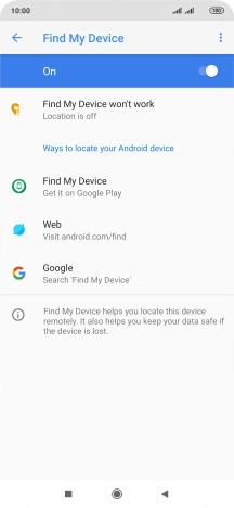 Press the Home key to return to the home screen.