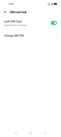 Press Change SIM PIN.