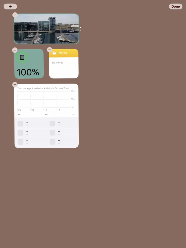 Press the add icon. Press the add icon.