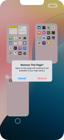 Press Remove. Press Remove.