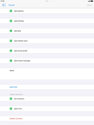 Press link contacts....