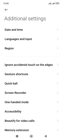 Press Date and time.