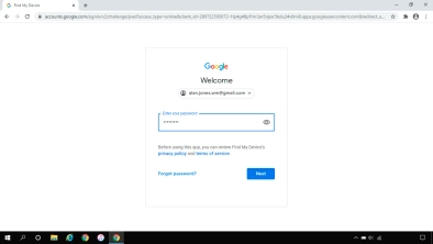 Follow the instructions on the screen to log on to your Google account.
