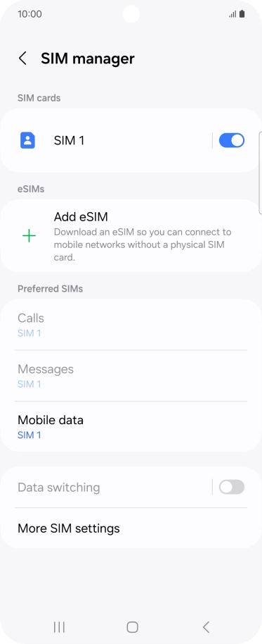 Press the Home key to return to the home screen.