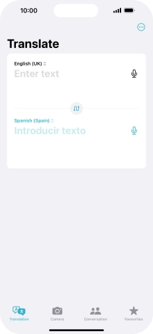 Press the first drop down list.