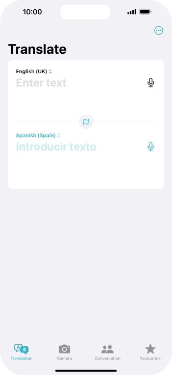 Press the first drop down list.
