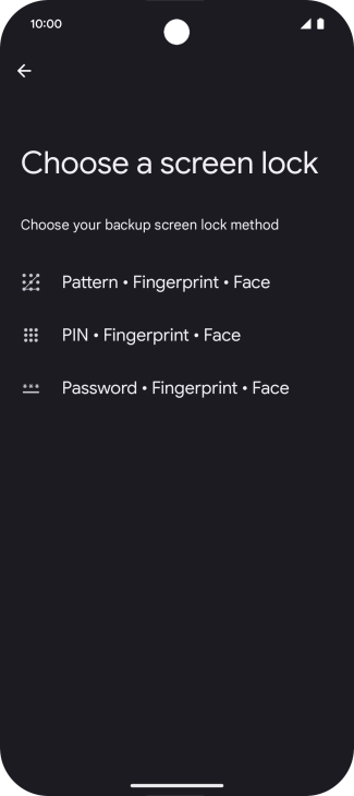 Press the required phone lock code and follow the instructions on the screen to create an additional phone lock code. Press the required phone lock code and follow the instructions on the screen to create an additional phone lock code.