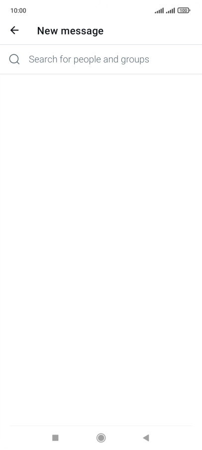 Press the search field.