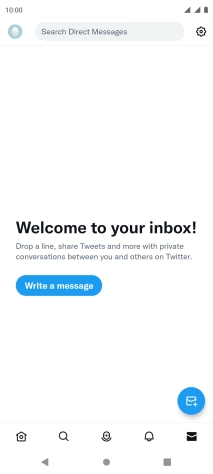 Press the new message icon.