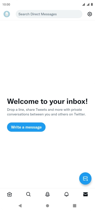 Press the new message icon.