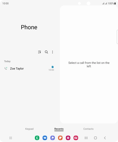 Press the required number.