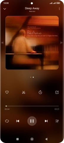Press arrow right to go to the next audio file.