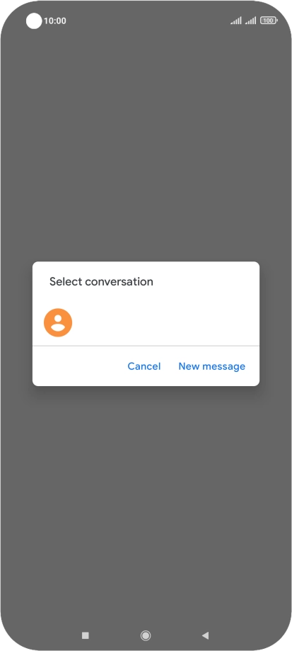 Press New message.