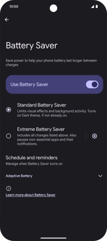 Slide your finger upwards starting from the bottom of the screen to return to the home screen.