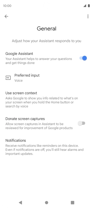 Press the indicator next to Press the indicator next to