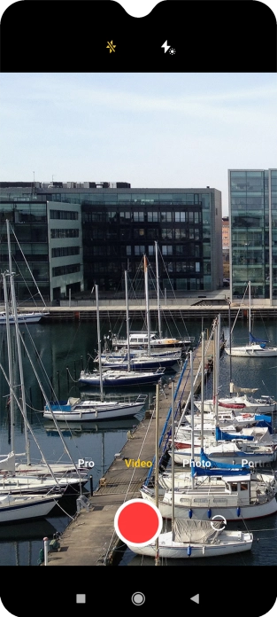 Press the required setting.