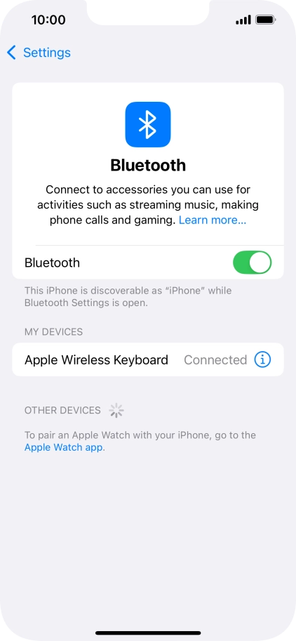 Slide your finger upwards starting from the bottom of the screen to return to the home screen.