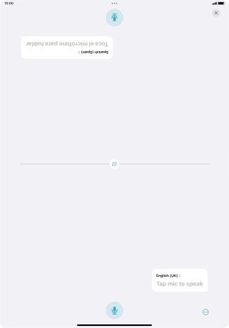 Press the end icon to end two-way view.