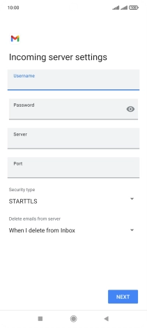 Press the field below 