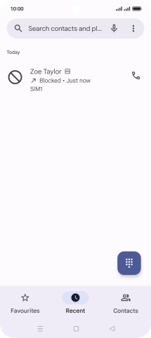 Press the Home key to return to the home screen.