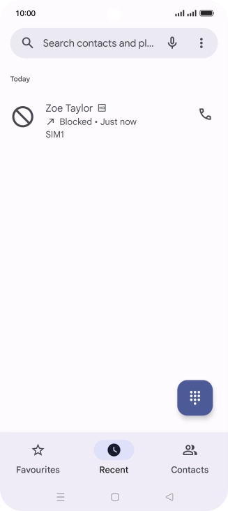 Press the Home key to return to the home screen.