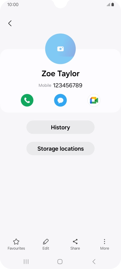 Press the Home key to return to the home screen.