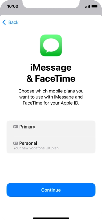 Press the required price plan.