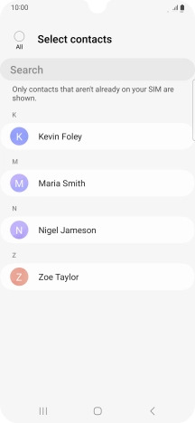 Press the field above 