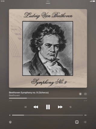 Press arrow right to go to the next audio file.