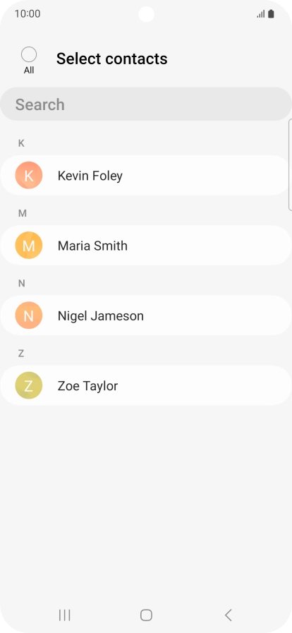 Press the field above 