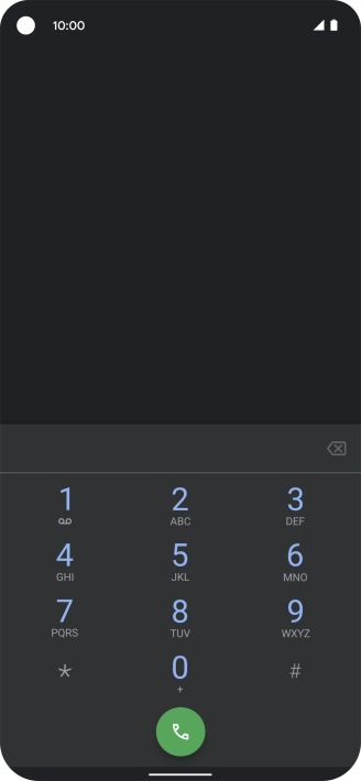 Press and hold number key 1 to call voicemail. Follow the instructions to listen to your messages.