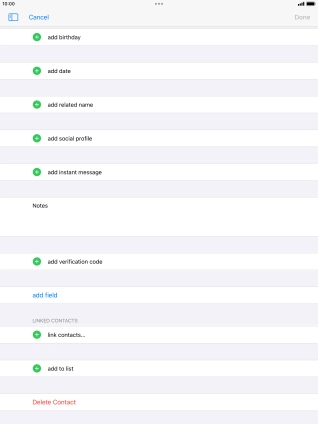 Press link contacts....