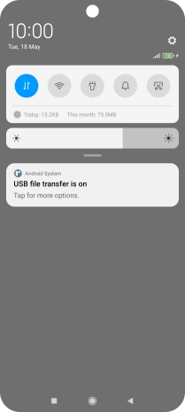 Press Tap for more options..